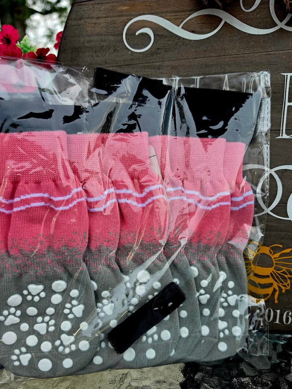 BINGPET Double Side Anti-Slip Dog Socks